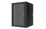 Lanview RWP16U45BL-D sieninis 19 inch spintos korpusas 16U IP20 juodas