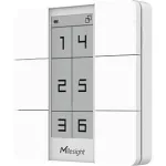 Belaidis sceninis mygtukas Milesight WS156-868M su E-ink ekranu ir LoRaWAN, 868 MHz