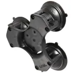 RAM Mounts Twist-Lock trigubas siurbtukų pagrindas kompozitinis juodas RAP-365-224-1BU