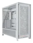 CORSAIR FRAME 5000D baltas vidutinio bok&scaron;to kompiuterio korpusas su dideliu oro srautu