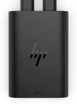 HP 600Q7AA 65 W GaN USB-C įkroviklis ne&scaron;iojamam kompiuteriui, 2 &times; USB-C, 20 V, juodas