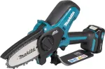 Akumuliatorinis genėjimo pjūklas MAKITA UC100DZ, 12V (mėlynas/juodas, be akumuliatoriaus ir įkroviklio)