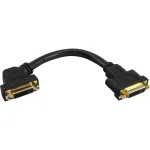 InLine DVI-I adapterinis kabelis 24+5 DVI female / female su flan&scaron;u 0,2 m