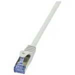 Tinklo kabelis LogiLink CQ3062S RJ-45 Cat6a 3 m Pilka