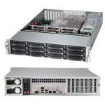 Serverio korpusas Supermicro CSE-826BAC12-R1K23LPB Juodas 2U 1200 W