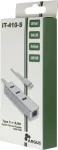 Inter-Tech Argus IT-410-S USB 3.2 Gen 1 Type-C į RJ-45 ir USB Type-A &scaron;akotuvas, pilkas aliuminis