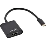 InLine USB ekrano keitiklis, USB-C ki&scaron;tukas į HDMI lizdą (DP Alt Mode), 4K/60Hz