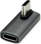 ROLINE USB4 40G Type C adapteris ST/BU 90&deg; spiralinis Alu (12.03.2933)