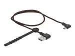 USB kabelis DeLOCK EASY-USB 2.0 Type-A į Micro-B ki&scaron;tukas 0,5 m juodas