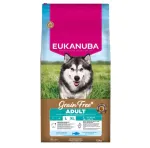 EUKANUBA Grain Free Adult Large Breed Ocean Fish sausas pa&scaron;aras &scaron;unims, 12 kg
