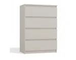 Komoda Top e Shop MALWA M4, 4 stalčiai, Kashmir, 700&times;970&times;400 mm, laminatas