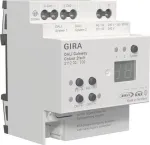 GIRA DALI Gateway Colour 2f REG KNX Secure &ndash; DIN bėgio &scaron;liuzas DALI spalvotam ap&scaron;vietimui valdyti (modelis 211200)