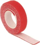 Lipnusis kabelių rai&scaron;tis (velcro) DeLOCK 18717 raudonas 1 vnt.
