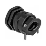Kabelio įvadas DeLOCK 60361, juodas, metalas/plastikas