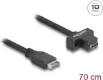 DeLOCK USB laidas Type-E Key A 20 kontaktų ki&scaron;tukas į USB Type-C lizdą 70 cm