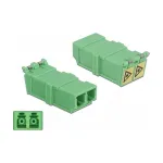 Optiminis skaidulų movos jungiklis DeLOCK 85927 LC Duplex moteri&scaron;ka-moteri&scaron;ka 4 vnt.