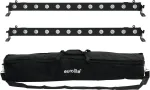 LED juostų rinkinys EUROLITE 2x LED BAR-12 QCL RGBW su mink&scaron;tu dėklu &mdash; 2 vnt., RGBW QCL &scaron;viesos diodai