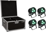 LED PAR rinkinys EUROLITE 20000846 &mdash; 4 &scaron;viestuvai, kiekvienas 3&times;8W QCL Spot