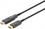 Manhattan HDMI į Micro HDMI plenuminis kabelis, 4K@60Hz (Premium High Speed), 100 m, aktyvus, nuimamas HDMI ki&scaron;tukas (A tipo), vyri&scaron;kas-vyri&scaron;kas, juodas, auksuoti kontaktai, garantija visam laikui