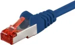 Wentronic Goobay CAT 6 jungiamasis kabelis, S/FTP (PiMF), mėlynas, 15 m &ndash; LSZH halogenų neturintis, varinis (68273)