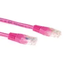 ACT Pink 20 m U/UTP CAT6A jungiamasis laidas su RJ45 ki&scaron;tukais