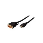 shiverpeaks HDMI/DVI-D 10m - HDMI - DVI-D - Ki&scaron;tukas - Ki&scaron;tukas - Auksuotas - Juodas (BS77488)