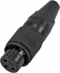 XLR 3 kontaktų lizdas Omnitronic IP 30208436 &ndash; moteri&scaron;kas &scaron;asi jungtis garso įrangai