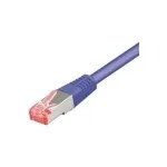 Tecline Patch-Cable RJ-45 (M) &ndash; RJ-45 (M) 1,5 m SFTP PiMF CAT 6 Halogen-Free Snagless Violeta (715015V)