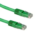 ACT Green 5 m LSZH U/UTP CAT6A pataisas laidas su RJ45 jungtimis