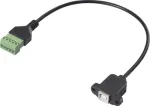 Renkforce USB 2.0 adapterio laidas [1x 2.0 B lizdas - 1x gnybtinis jungimas] RF-6443972 30 cm