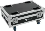Roadinger Flightcase su 4x AKKU BAR-6 Glow QCL Flex QuickDMX ir įkrovimo funkcija