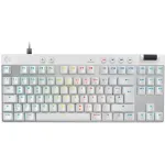 Logitech G PRO X TKL RAPID Gaming-Tastatur, QWERTZ-Layout, wei&szlig; (920-013240)
