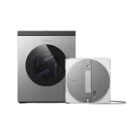 Langų plovimo robotas Ecovacs WINBOT W3 OMNI, baterija 4500 mAh, 270&times;270&times;76 mm, sidabrinis/baltas