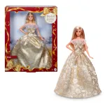 Barbie Signature 2025 &Scaron;ventinė Kolekcinė Lėlė, Blondinė su Sidabrine ir Auksine Suknele
