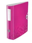 Leitz Lever Arch File Active PP WOW A4/80mm, A4, polipropilenas, rožinė, 500 lapų, 80 g/m&sup2;, 8,2 cm