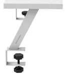 Mars Gaming MGDS monitoriaus stovas / paauk&scaron;tinimas, baltos spalvos, iki 10 kg