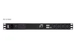ATEN Basic Metered 1U PDU su apsauga nuo vir&scaron;įtampių, pagrindinis, matuojantis, 1U, juodas, LCD, 18 AC lizdų, C13 jungtis