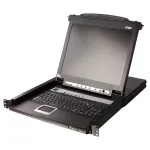 ATEN CL5708MW 43 cm pločio LCD KVM jungiklis, USB-PS/2, VGA, 8 prievadų, UK i&scaron;dėstymas
