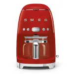 Smeg DCF02RDEU 50's Style la&scaron;elinė kavos virimo aparatas 10 puodelių 1,4 l raudonas