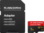 SanDisk Extreme PRO microSDXC 1TB UHS-I V30 A2 Atminties Kortelė su SD Adapteriu