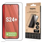 TOTI PREMIUM PREMIUM Grūdinto stiklo 3D ekrano apsauga &bdquo;Full Cover&ldquo;, skirta &bdquo;Samsung Galaxy S24+/S25+&ldquo;