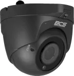 BCS UNIVERSAL BCS-EA45VR4-G(H2) 4 viename kupolo formos kamera, 5 MP, 1/2,5" CMOS, 3,3-12 mm kintamo židinio nuotolio objektyvas, IR 40 m, IP66, grafito spalvos