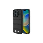 BMW M Perforated And Stitched Line Hardcase, skirta Apple iPhone 16 Pro 6,3 colio, juoda, su MagSafe
