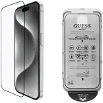 2-in-1 Guess BP Rhinestone ekrano ir fotoaparato objektyvo apsaugos rinkinys, skirtas iPhone 16 Pro Max, auksinis