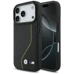 BMW M Carbon Line & Logo &bdquo;MagSafe&ldquo; dėklas, skirtas &bdquo;iPhone 17 Pro&ldquo; (geltonas)