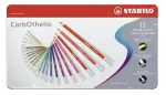 STABILO Carbothello Pastel Pencil Set - 12 Assorted Colors