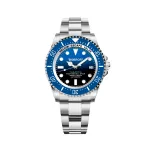 BOBROFF MAN BF0003J1ba 44 mm kvarcinis analoginis laikrodis &ndash; juodas ciferblatas, odinė apyrankė