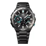 CASIO Edifice ECB-2200D-1AEF Vyri&scaron;kas saulės energijos Bluetooth laikrodis, 47,6 mm, nerūdijantis plienas