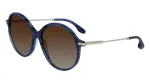 Victoria Beckham VB632S-419 Moteri&scaron;ki akiniai nuo saulės Havana Blue Gradient 58mm