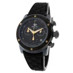 GLAM ROCK GR50112 Miami Moteri&scaron;kas &Scaron;veicari&scaron;kas Kvarcinis Chronografas 42mm Juodas Silikonas